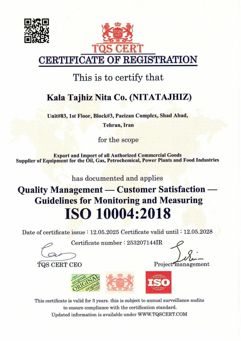 ISO10004:2018 NitaTajhiz