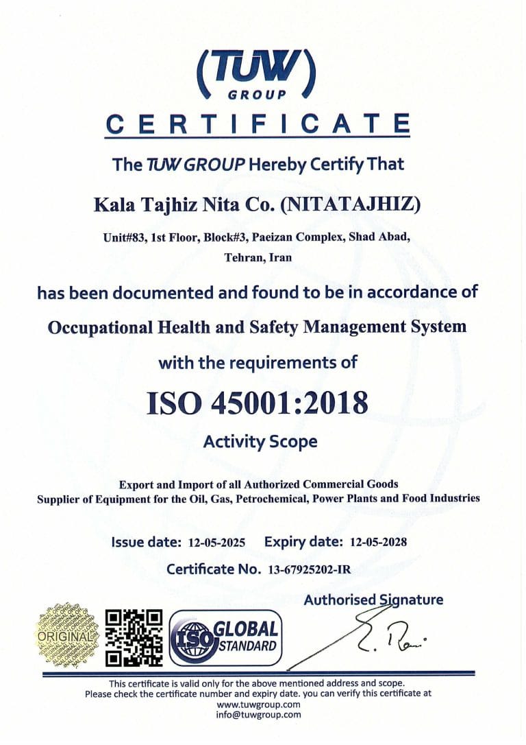 ISO45001:2018 NitaTajhiz
